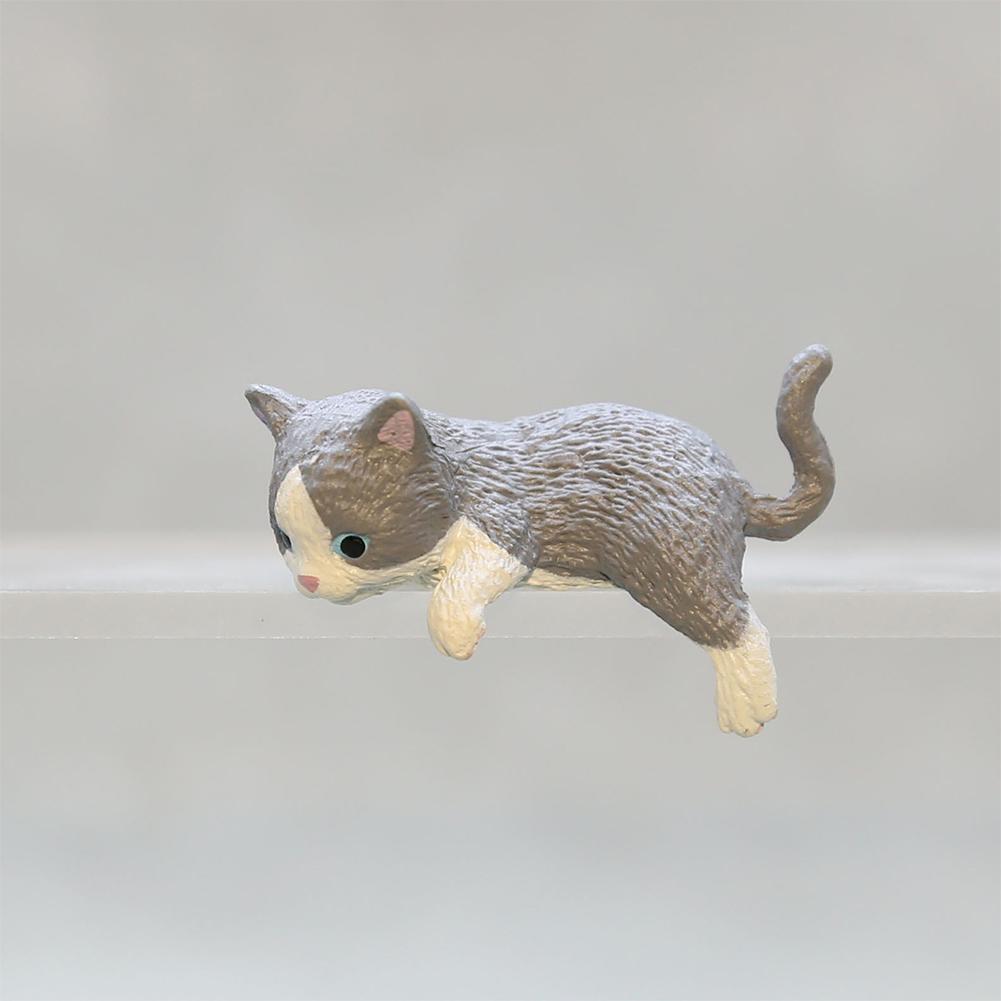 thumbnail image 4 of Ruifaya Lindos adornos en miniatura de gato Figuras de gato de la suerte Estatuas de jardín en miniatura 9CF3, 4 of 7