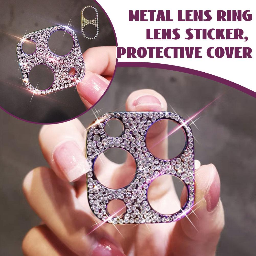 thumbnail image 2 of Wartleves Película protectora de lente de cámara Bling Slim para iPhone 16 Pro Max&, 2 of 7