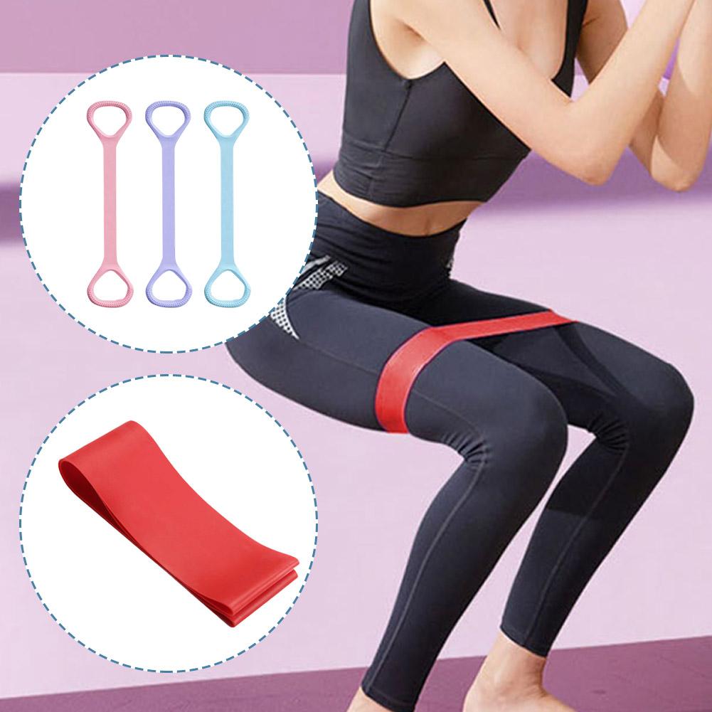 thumbnail image 3 of SGACAI Banda elástica para entrenamiento, bandas de resistencia para mujer, accesorios de pilates, yoga, X0y4, 3 of 7