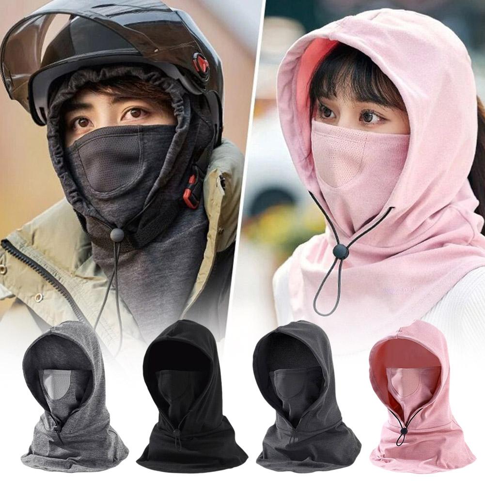 thumbnail image 2 of Wartleves Gorro de invierno completo, capucha para montar al aire libre, pañuelo transpirable, resistente al viento y al frío, 2 of 7