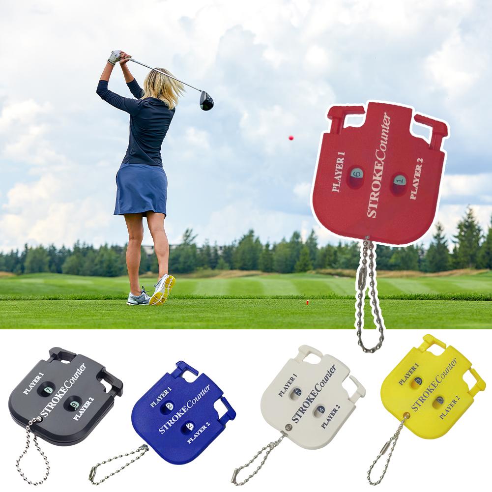 thumbnail image 3 of Ruifaya Indicador de puntuación de golf Contador de golpes para 2 jugadores Clicker Z9W4 GolfHOT Portátil, 3 of 7
