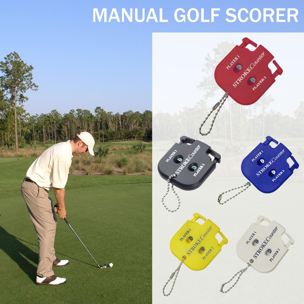 thumbnail image 2 of Ruifaya Indicador de puntuación de golf Contador de golpes para 2 jugadores Clicker Z9W4 GolfHOT Portátil, 2 of 7