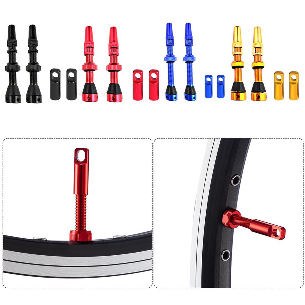 thumbnail image 3 of Wartleves 2 pares de vástagos de válvula Presta Tubeless de 40/44/60 mm, ajuste extraíble para MTB y carretera, 3 of 7