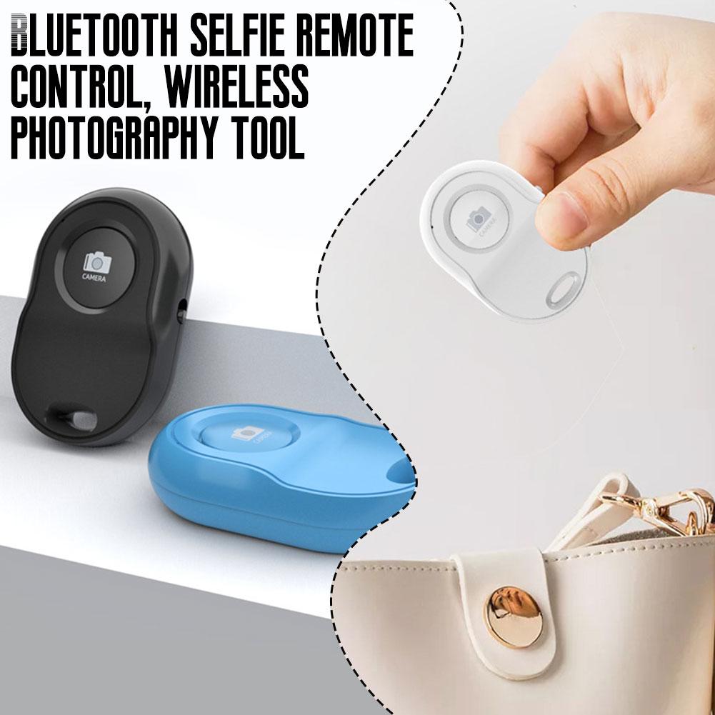 thumbnail image 2 of Wartleves Obturador remoto Bluetooth Obturador de teléfono móvil Obturador Disparador remoto para selfies Bluetooth Clic, 2 of 7