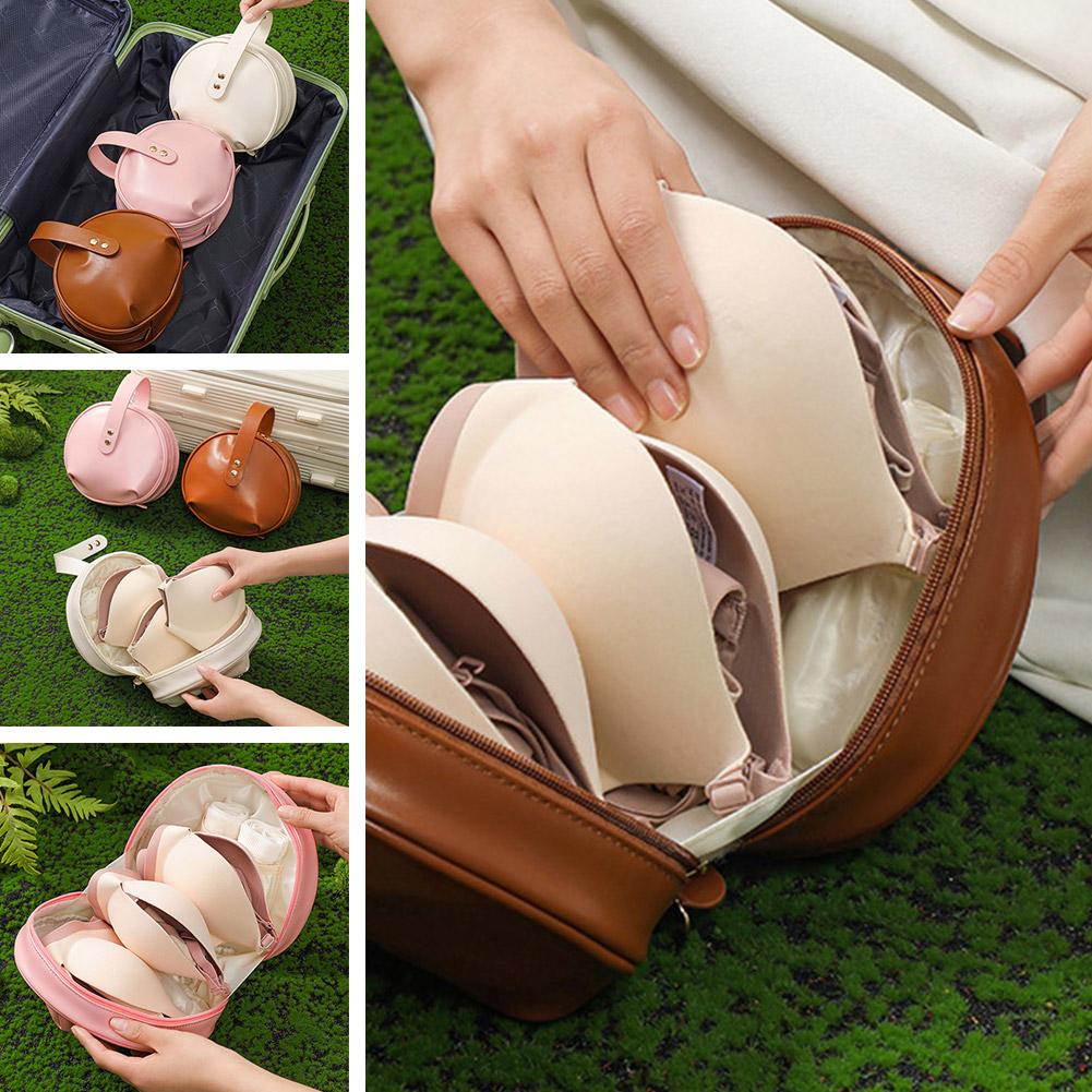 thumbnail image 2 of SGACAI Bolsa de almacenamiento de sujetadores impermeable, bolsa de viaje portátil para ropa interior, calcetines, 3 en 1, 2 of 7