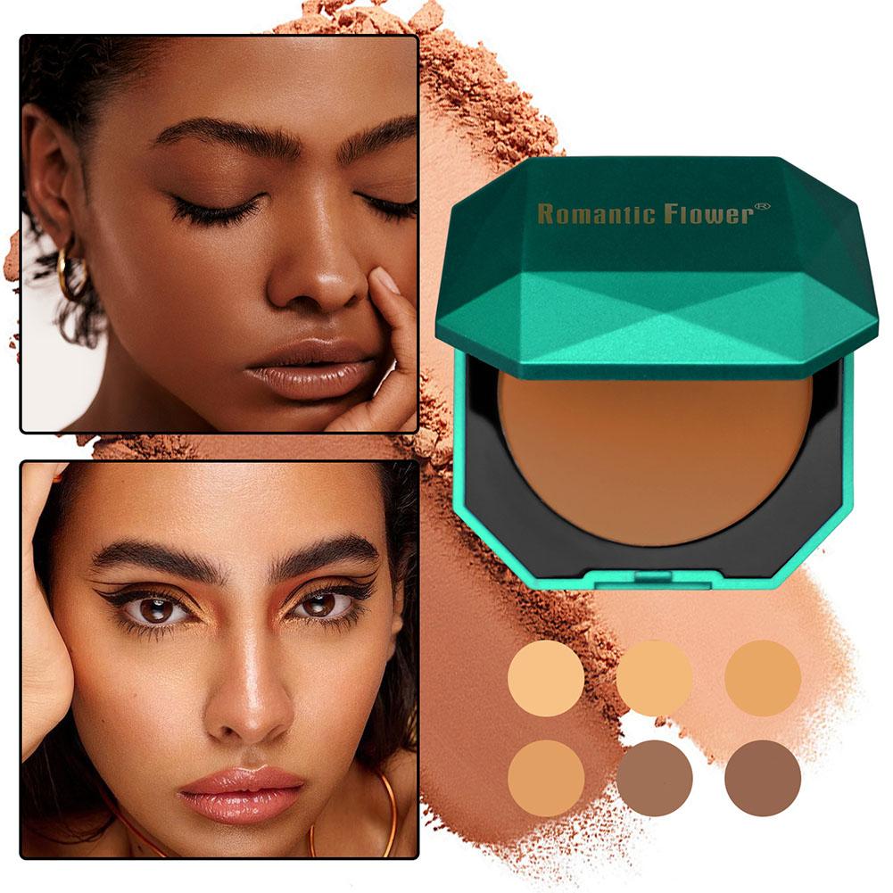 thumbnail image 4 of Ruifaya Polvo fijador facial Super fino Polvo doble oscuro Textura del polvo Control de aceite, 4 of 7