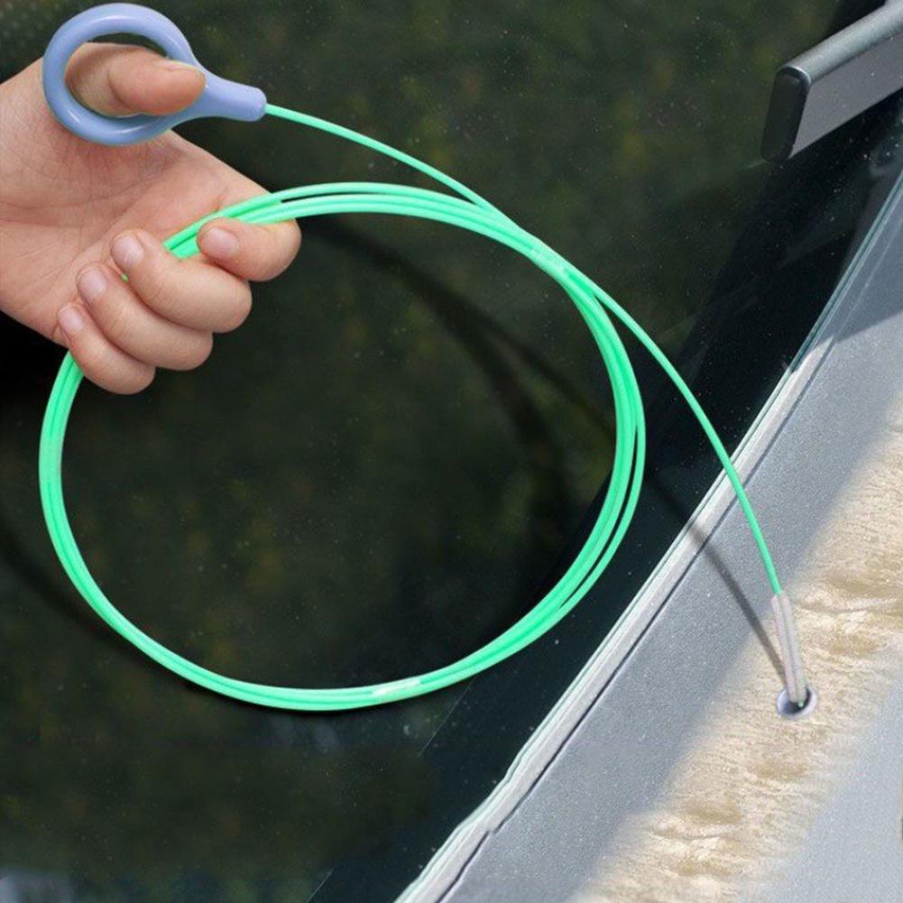 thumbnail image 3 of SGACAI Cepillo de limpieza de orificio de drenaje del techo corredizo del automóvil Limpiador flexible que no daña las tuberías Q1, 3 of 7