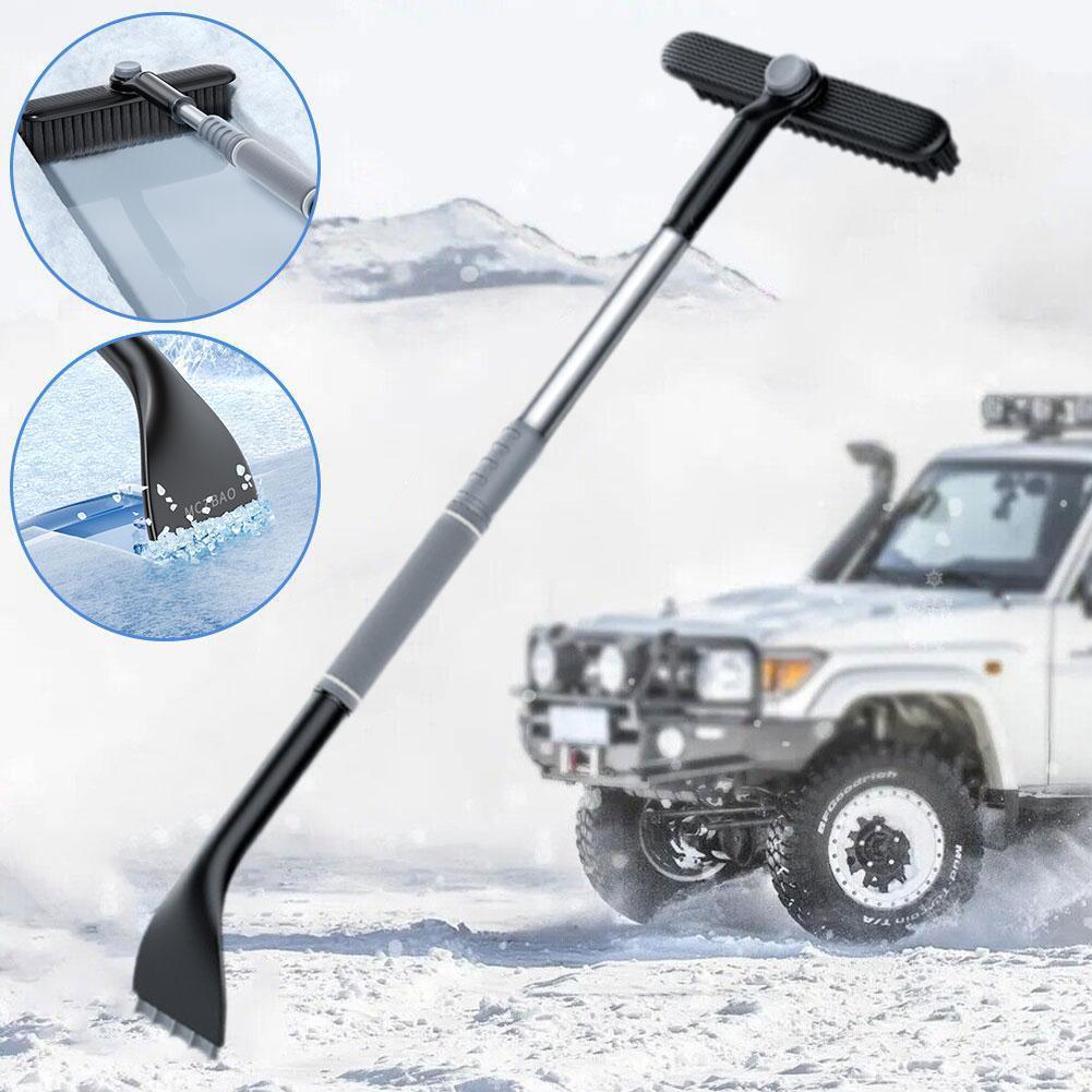 thumbnail image 2 of Ruifaya Pala de nieve para coche Cepillo multifunción para quitar la nieve y descongelar la nieve ёш US, 2 of 7