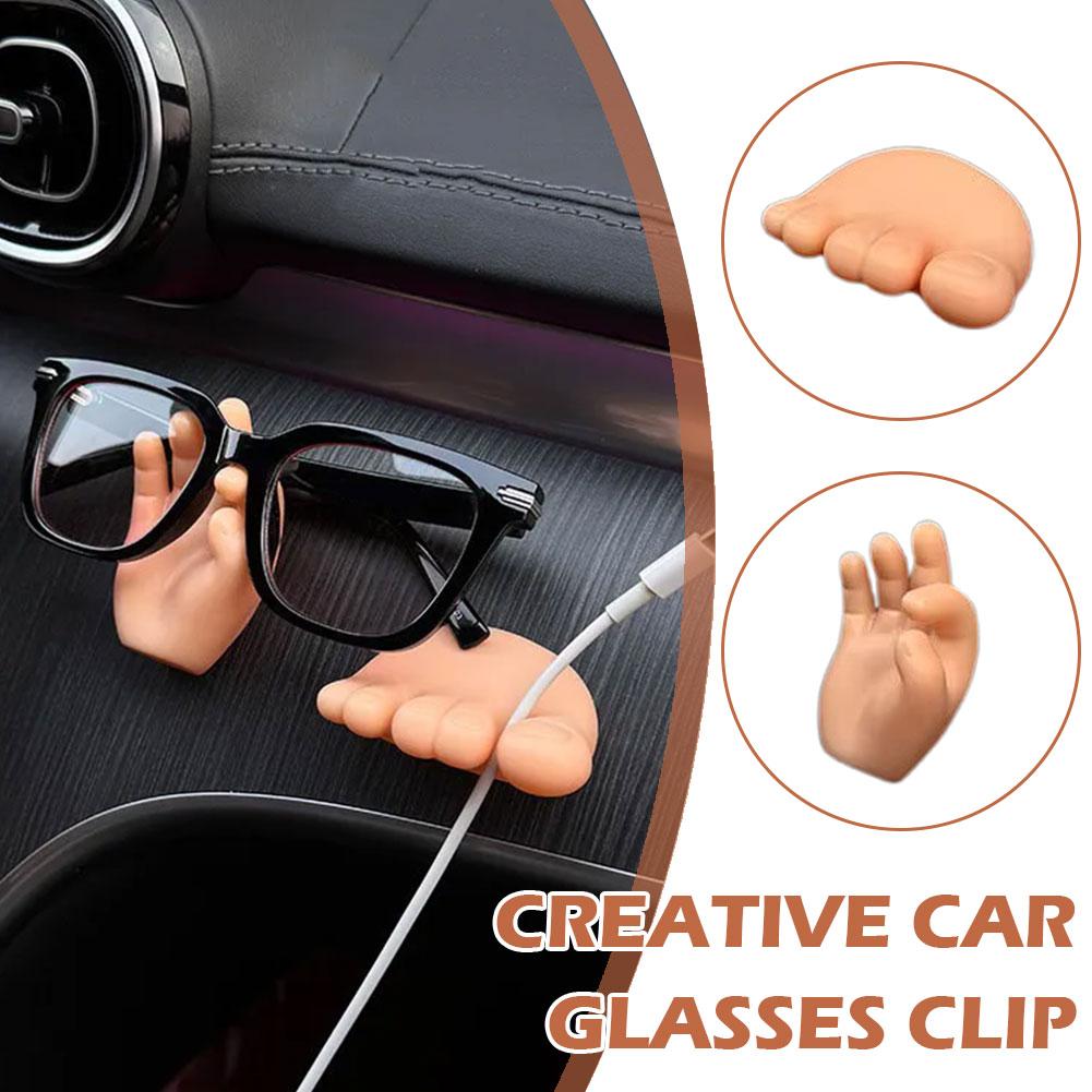 thumbnail image 3 of Ruifaya Clip para gafas de coche Gancho para interior de coche Soporte de almacenamiento para salpicadero Gancho VentosaÐσ, 3 of 7