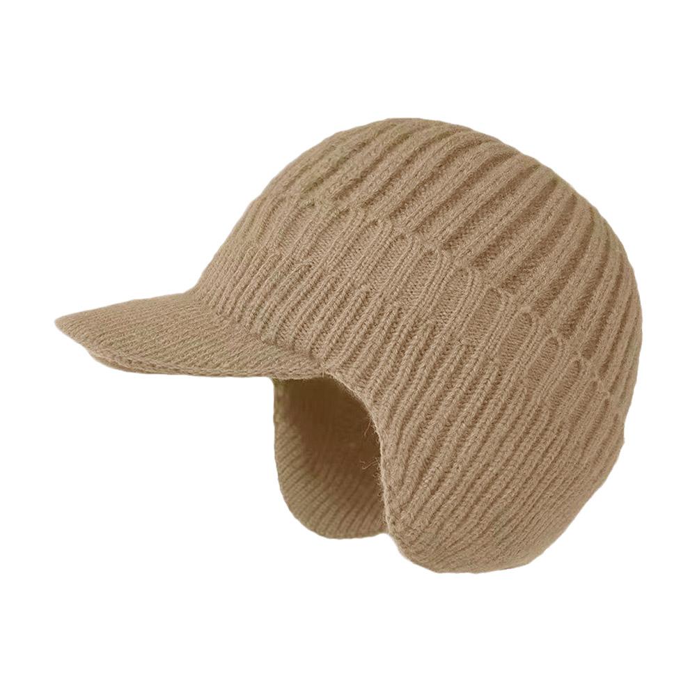 thumbnail image 4 of Ruifaya Gorro de punto con orejeras 2024 Nuevo gorro de punto con protección para las orejas y pico de pato con terciopelo бч, 4 of 7