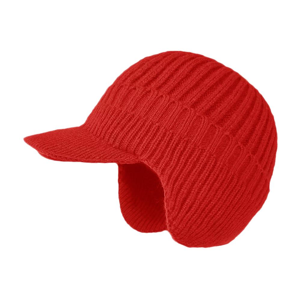 thumbnail image 5 of Ruifaya Gorro de punto con orejeras 2024 Nuevo gorro de punto con protección para las orejas y pico de pato con terciopelo бч, 5 of 7