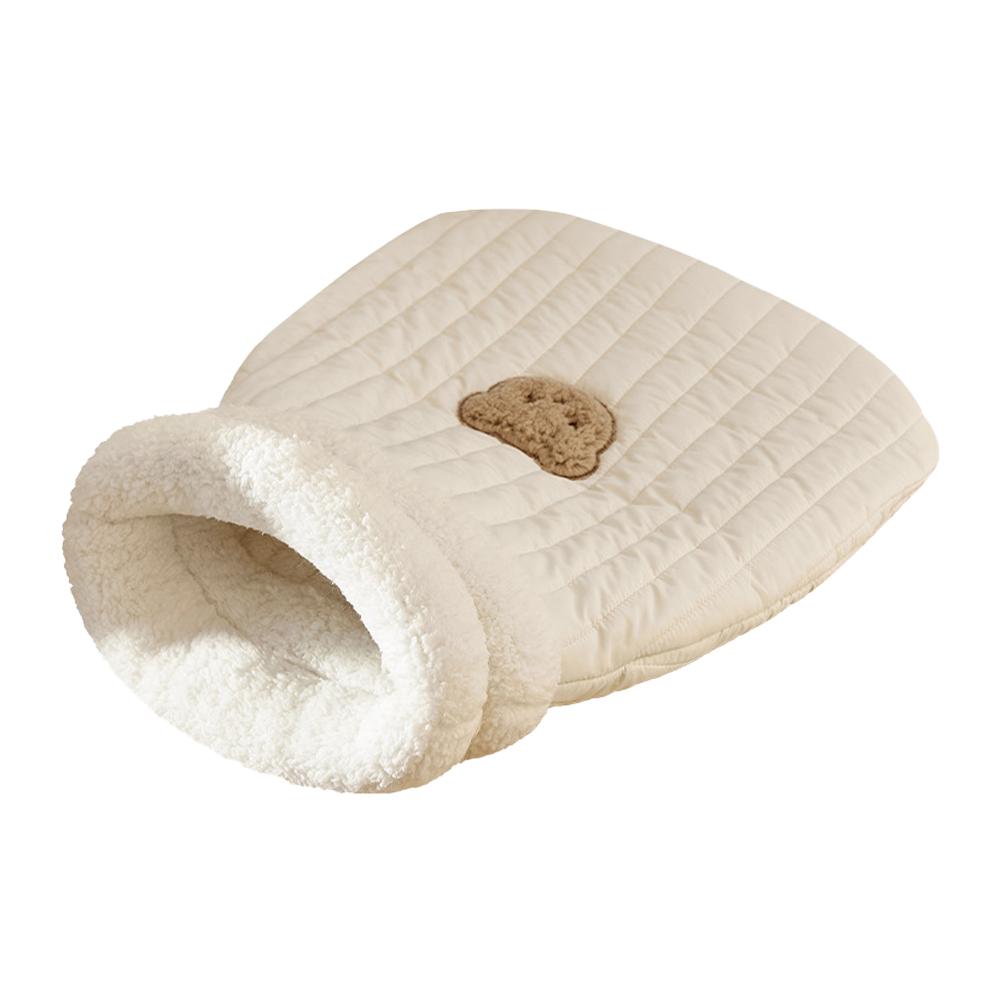 thumbnail image 5 of SGACAI Saco de dormir para mascotas, almohadilla térmica, acogedora cama para gatos, cueva, tamaño 2, bolsa de algodón PP U5, 5 of 7
