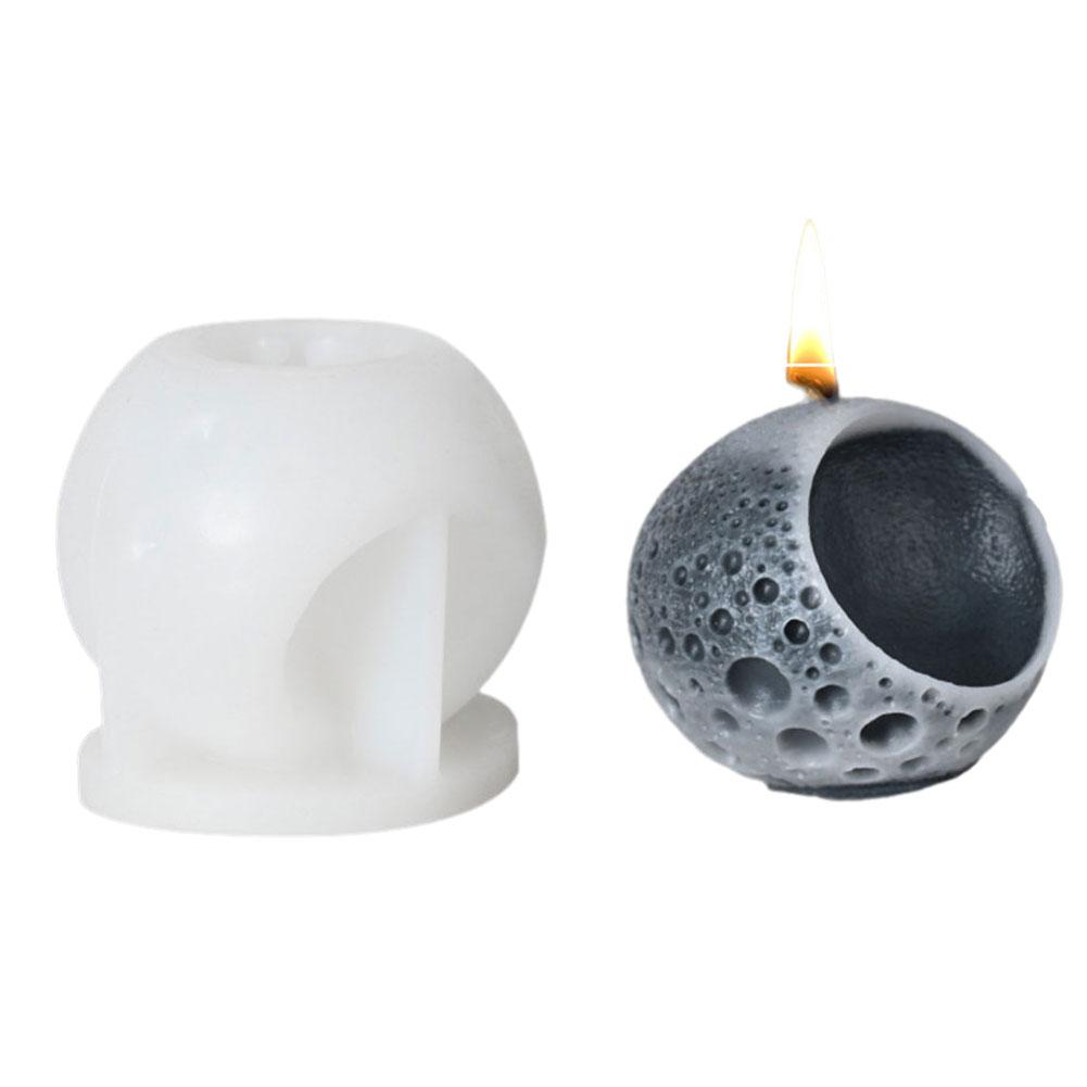 thumbnail image 4 of Ruifaya Molde de silicona para velas aromáticas con forma de luna A2Z1 ξс, 4 of 7
