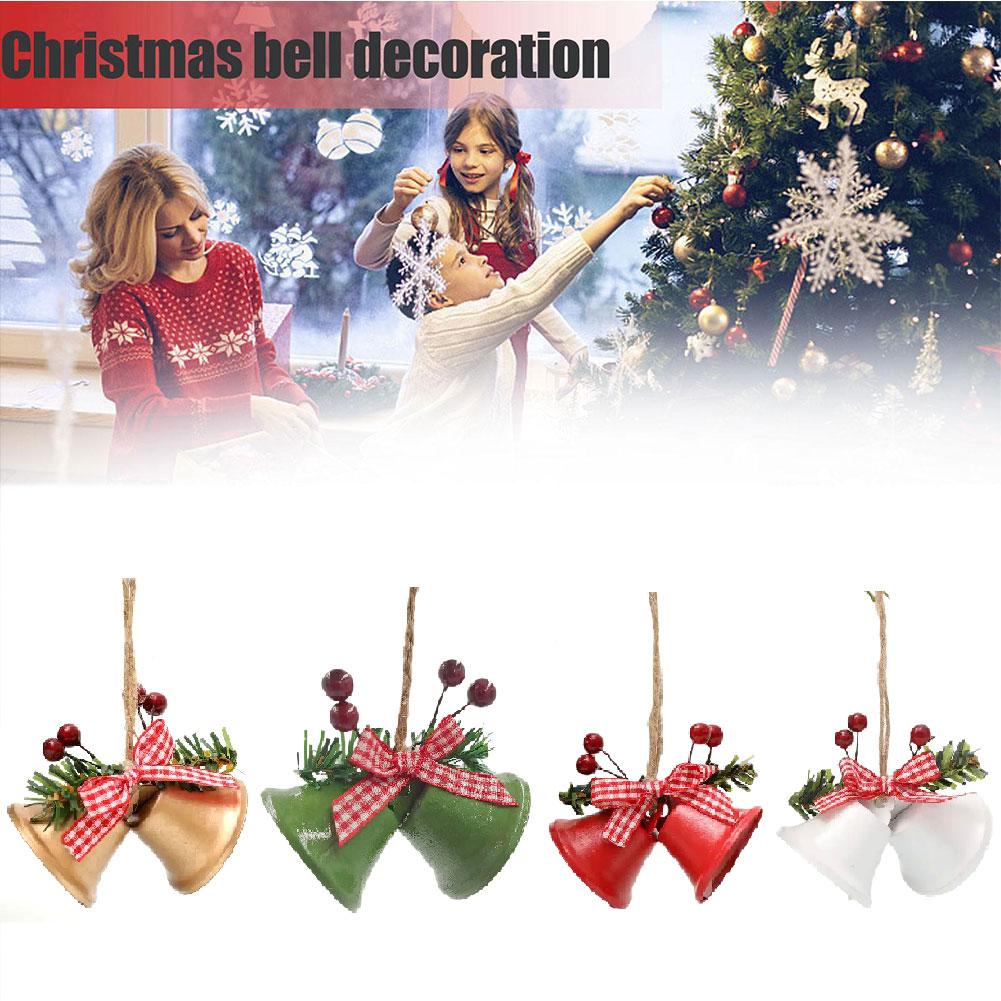 thumbnail image 3 of SGACAI Adornos de campanas navideñas MUMQAQ 2024, adornos colgantes para árboles de Navidad, campanas de gran tamaño, campanas de aniversario con bayas de acebo para manualidades, regalos navideños, 3 of 7