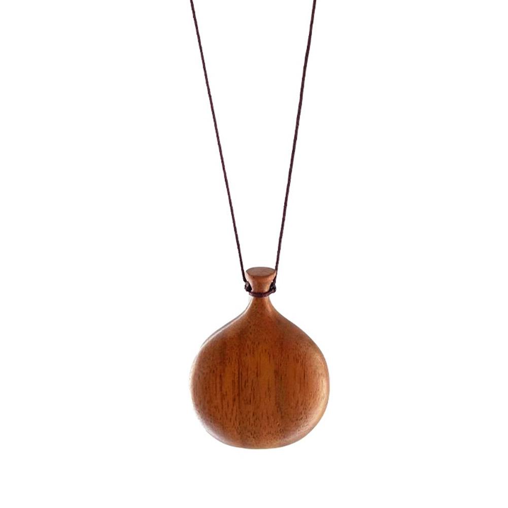 thumbnail image 4 of SGACAI Collares colgantes largos con forma de jarra de madera, cadena de cuerda ajustable, gargantillas, regalo de cumpleaños:, 4 of 7