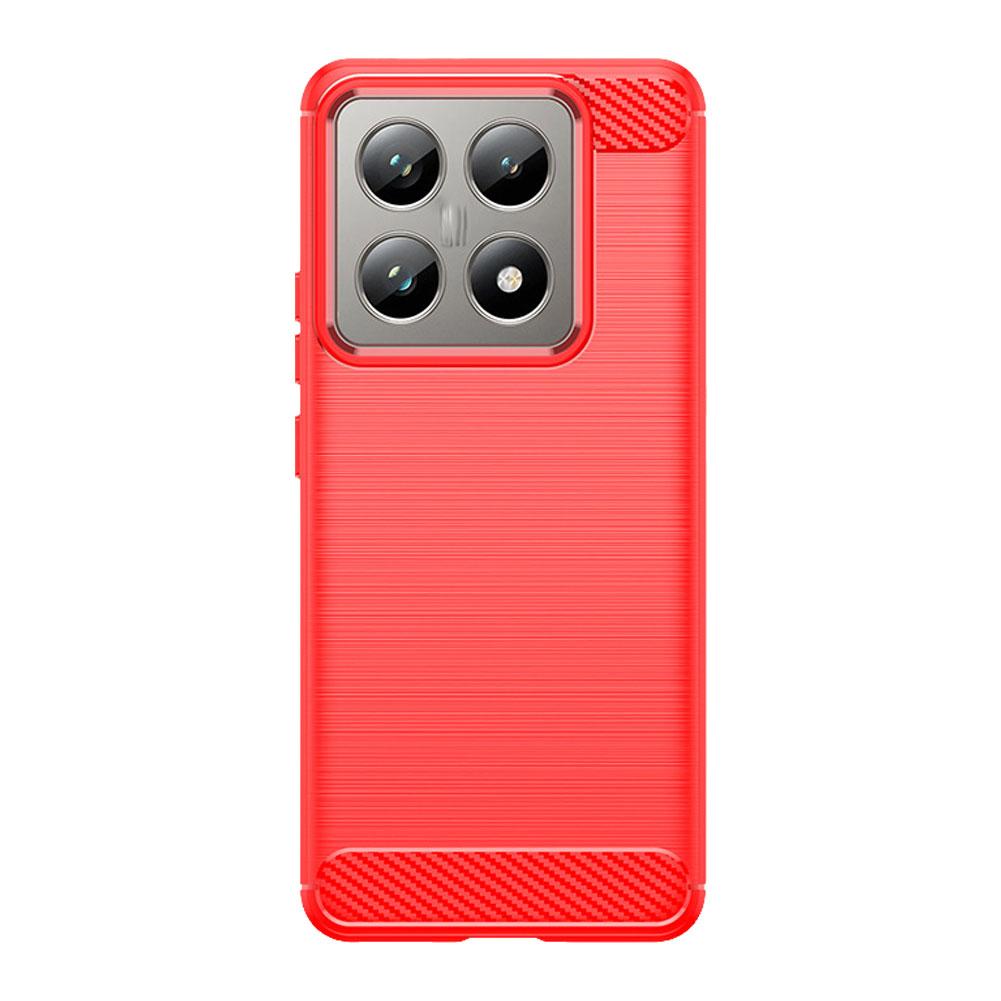 thumbnail image 5 of Ruifaya Funda protectora de TPU para teléfono móvil, carcasa suave de TPU con fibra de carbono cepillada para Mi, 5 of 7