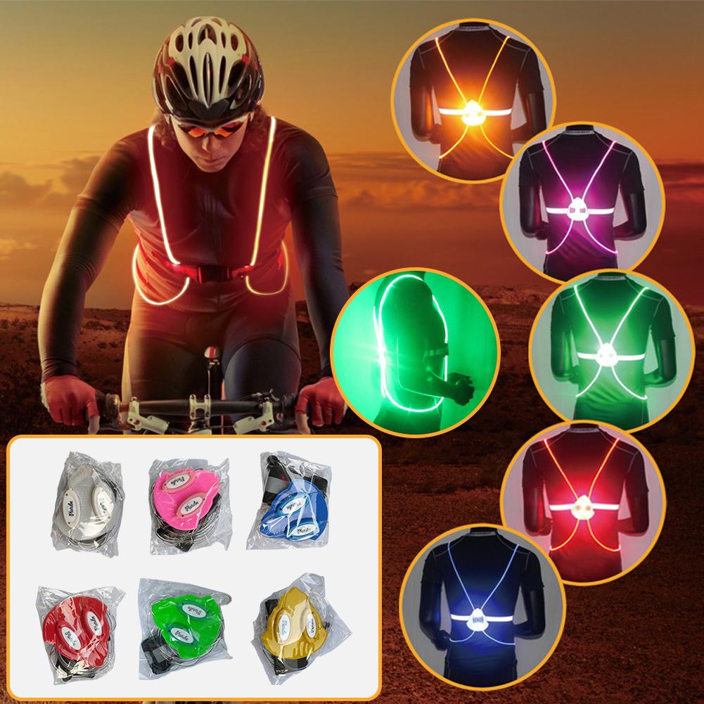 thumbnail image 3 of Ruifaya Luces para correr para corredores, chaleco reflectante para correr, chaleco para caminar para mujeres, chaleco para correr de noche, 3 of 7