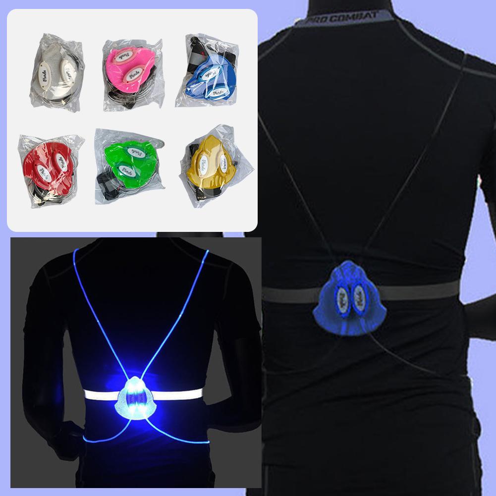 thumbnail image 2 of Ruifaya Luces para correr para corredores, chaleco reflectante para correr, chaleco para caminar para mujeres, chaleco para correr de noche, 2 of 7