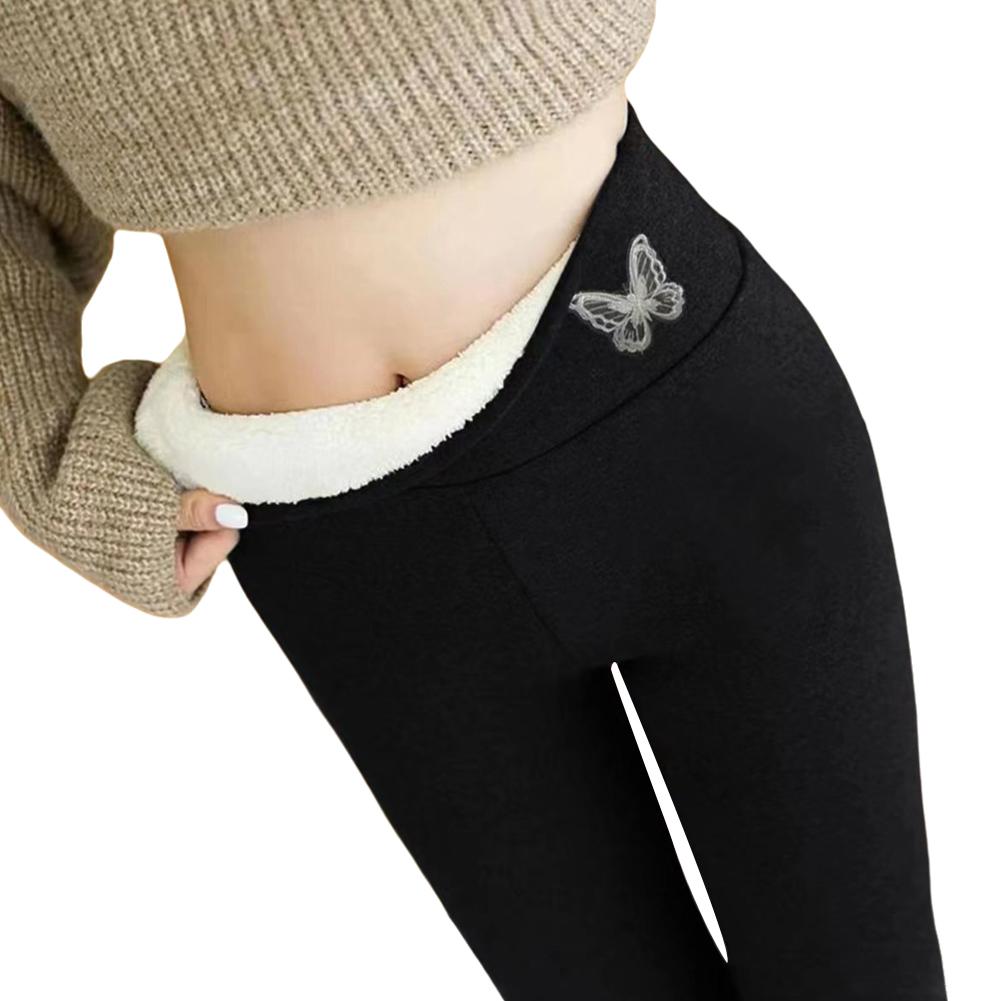 thumbnail image 4 of Wartleves Leggings de vellón para mujer, leggings para calentar las rodillas en invierno♯, 4 of 7
