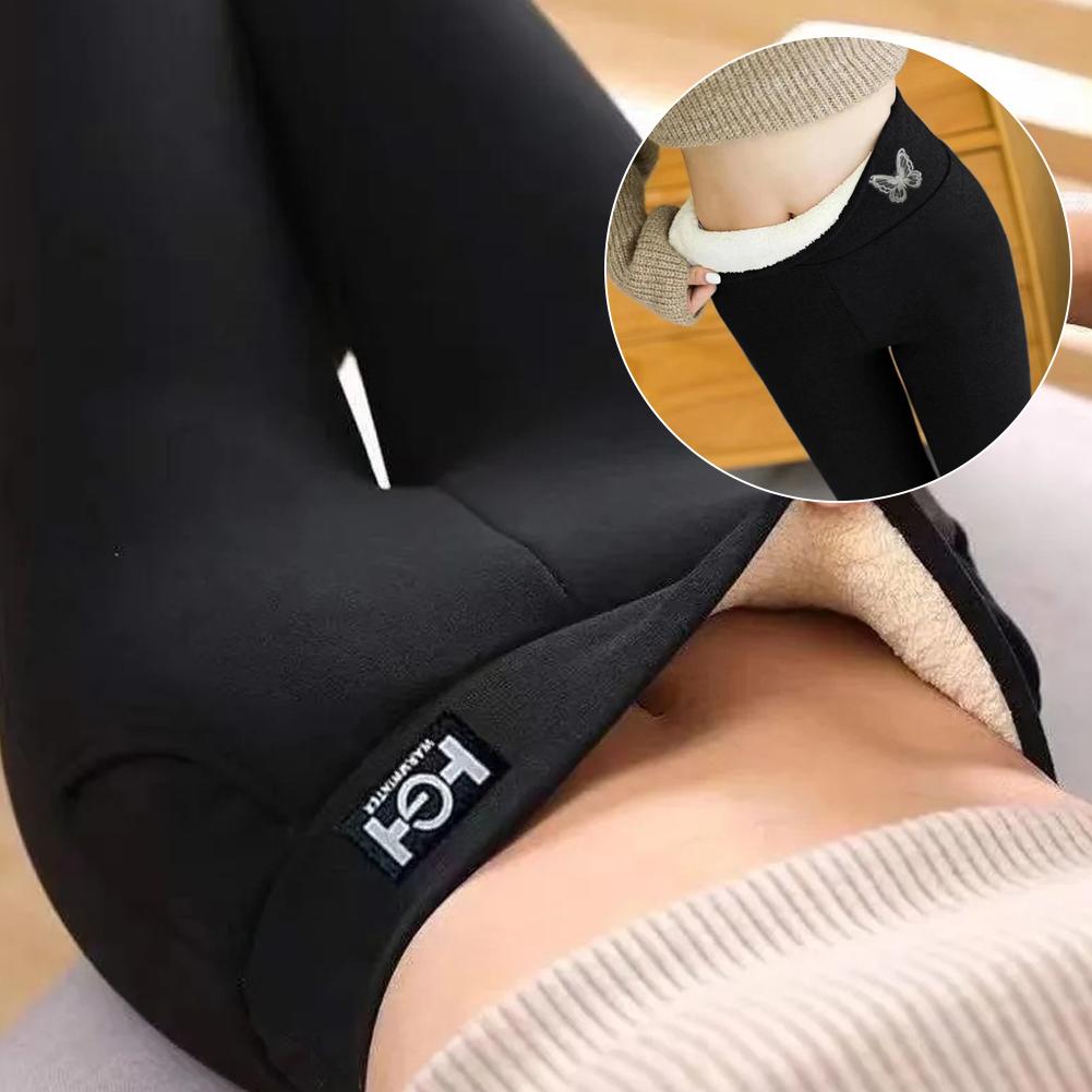 thumbnail image 2 of Wartleves Leggings de vellón para mujer, leggings para calentar las rodillas en invierno♯, 2 of 7
