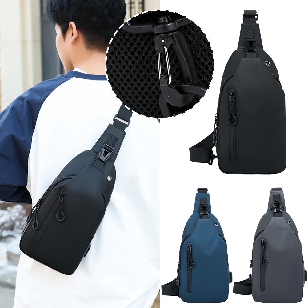 thumbnail image 2 of Wartleves Bolso bandolera para hombre Bolso bandolera multifuncional de gran capacidad, 2 of 7
