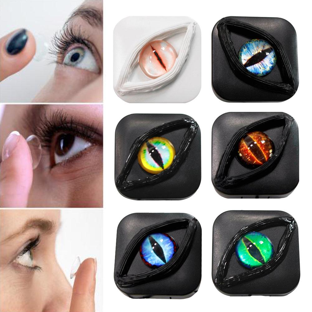 thumbnail image 3 of Wartleves Estuches para lentes de contacto Soporte para almacenamiento Contenedor para remojo Accesorio Viaje, 3 of 7