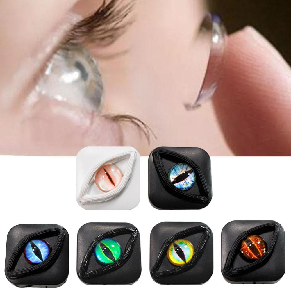 thumbnail image 2 of Wartleves Estuches para lentes de contacto Soporte para almacenamiento Contenedor para remojo Accesorio Viaje, 2 of 7