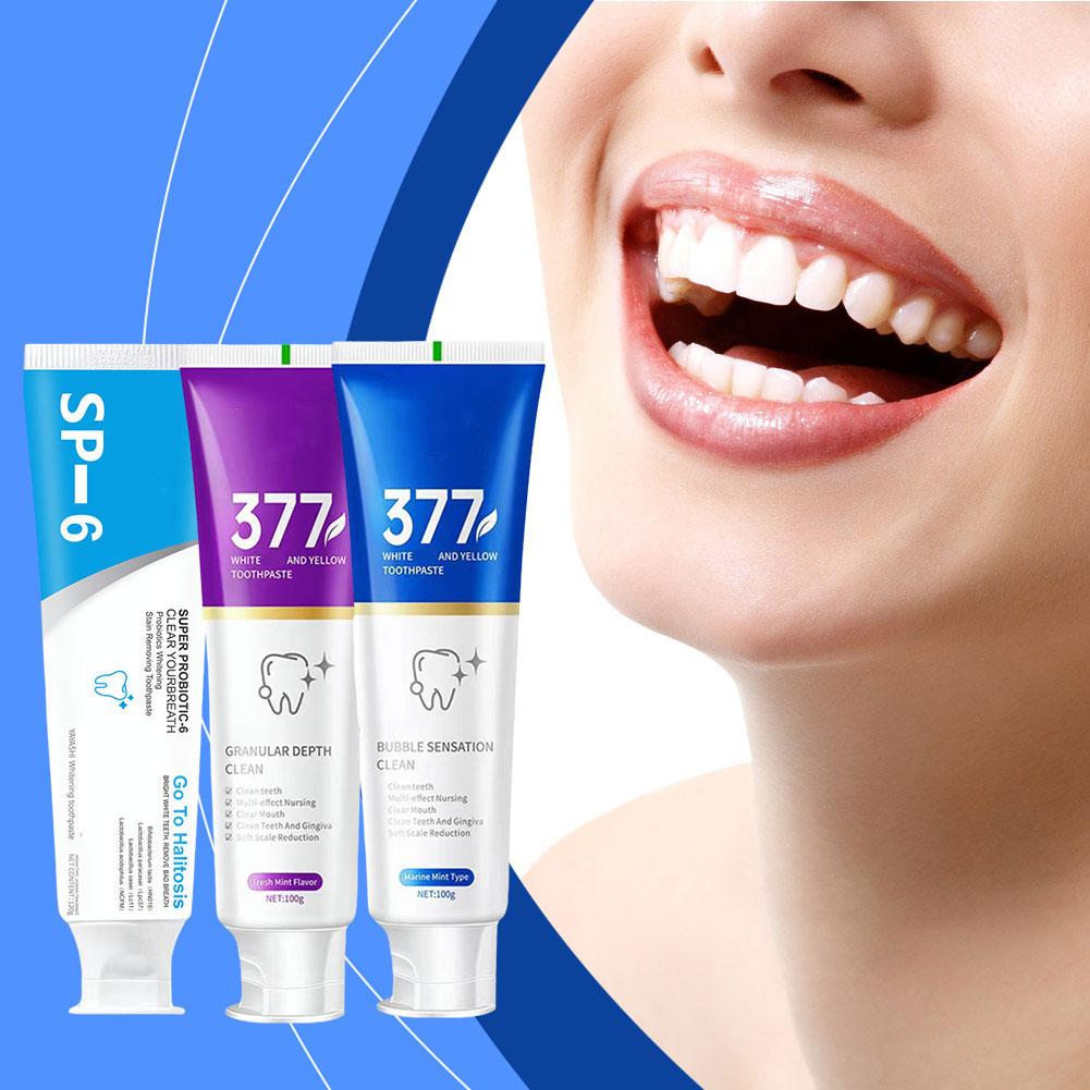 thumbnail image 2 of Ruifaya Pasta de dientes blanqueadora probiótica Eliminación de manchas Cuidado dental Aliento fresco θ], 2 of 7