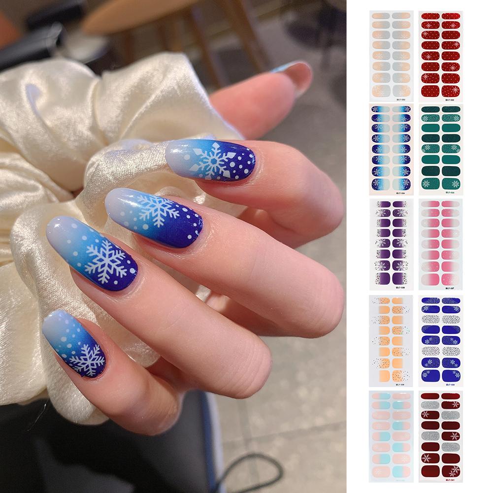 thumbnail image 2 of SGACAI Pegatinas de uñas con degradado Pegatinas completas Dopamina de verano Pequeñas pegatinas de uñas frescas y, 2 of 7