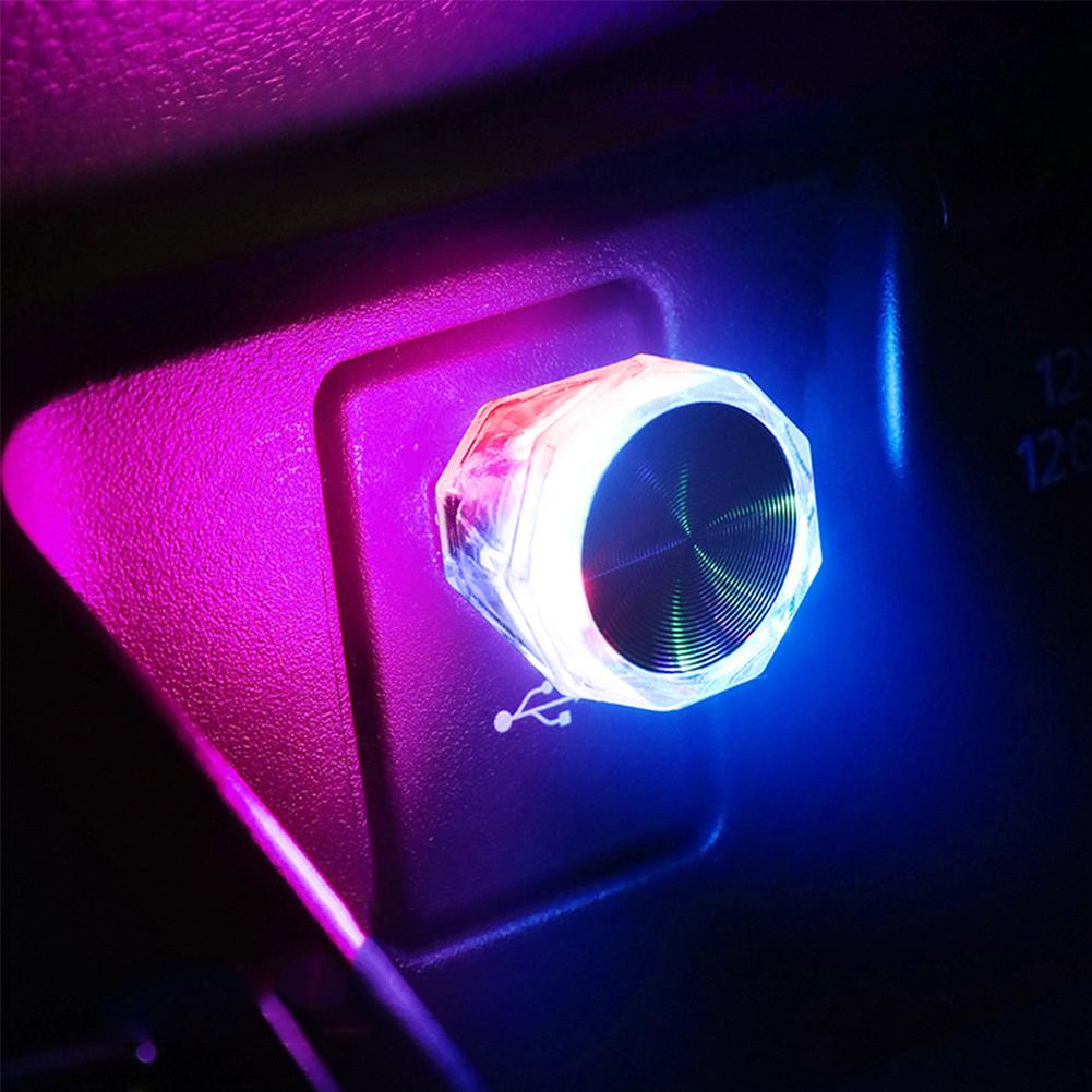 thumbnail image 5 of Wartleves Luces LED mini USB para coche, ambiente interior de neón, 1 unidad, inalámbricas, 5 of 7