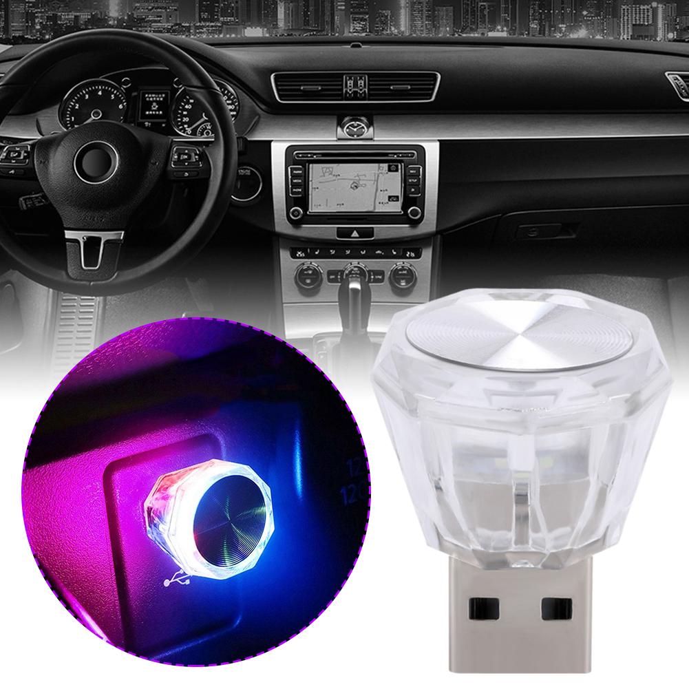 thumbnail image 4 of Wartleves Luces LED mini USB para coche, ambiente interior de neón, 1 unidad, inalámbricas, 4 of 7
