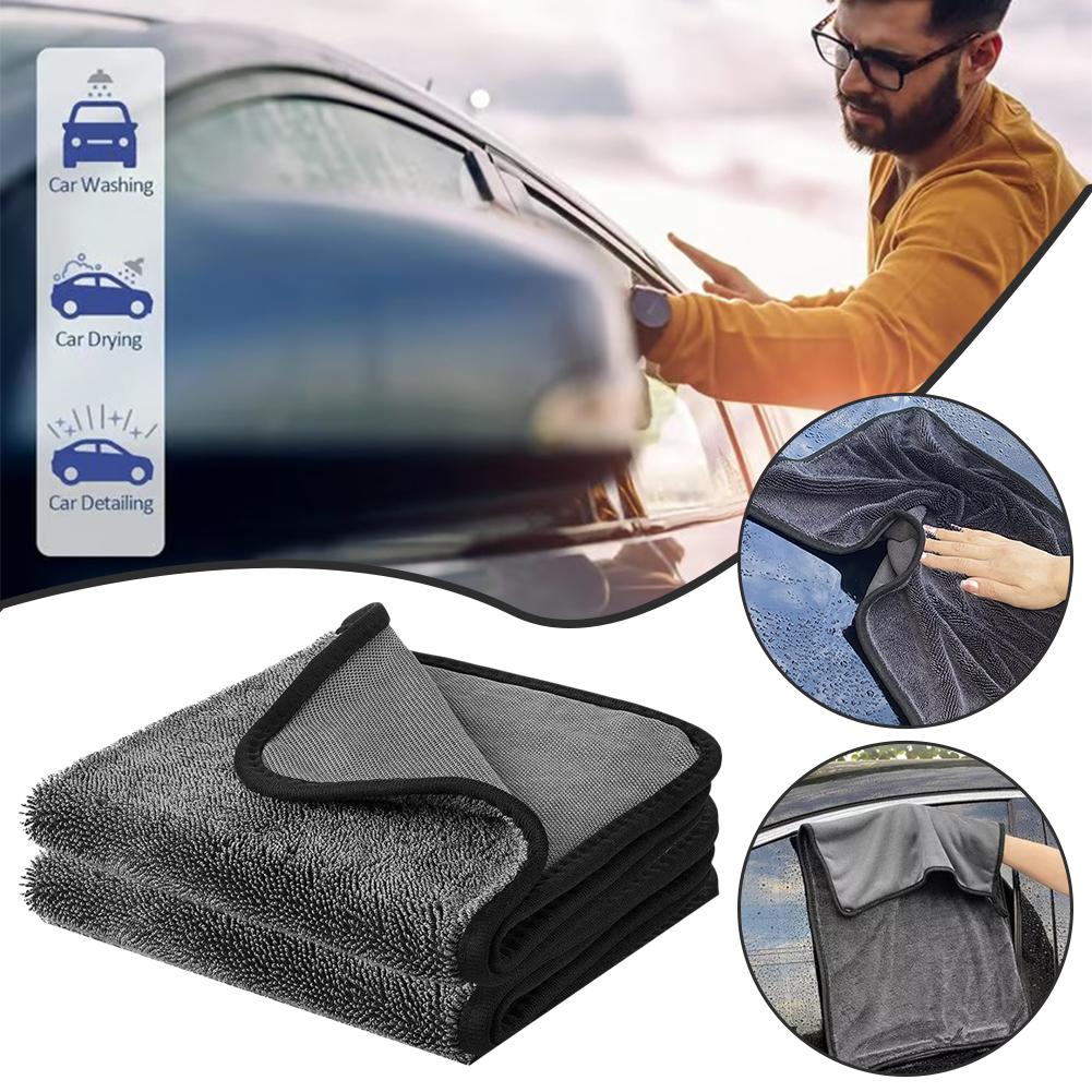 thumbnail image 2 of Wartleves Paño de microfibra para lavado de autos Paño de secado y limpieza de felpa Paño para el cuidado del auto NUEVO, 2 of 7