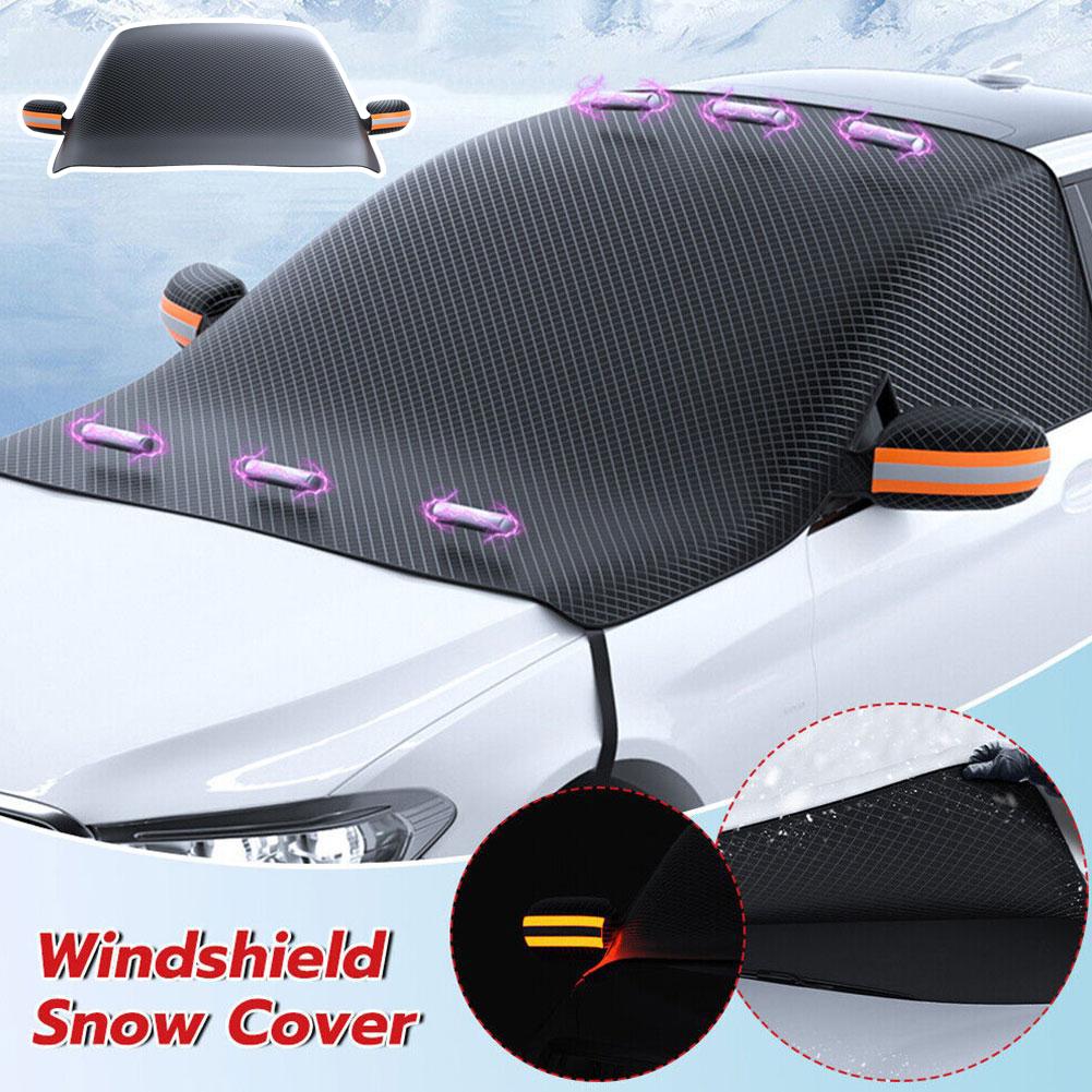 thumbnail image 3 of Ruifaya Fundas de invierno para coche de tela Oxford gruesa para protección contra la nieve en exteriores, 3 of 7