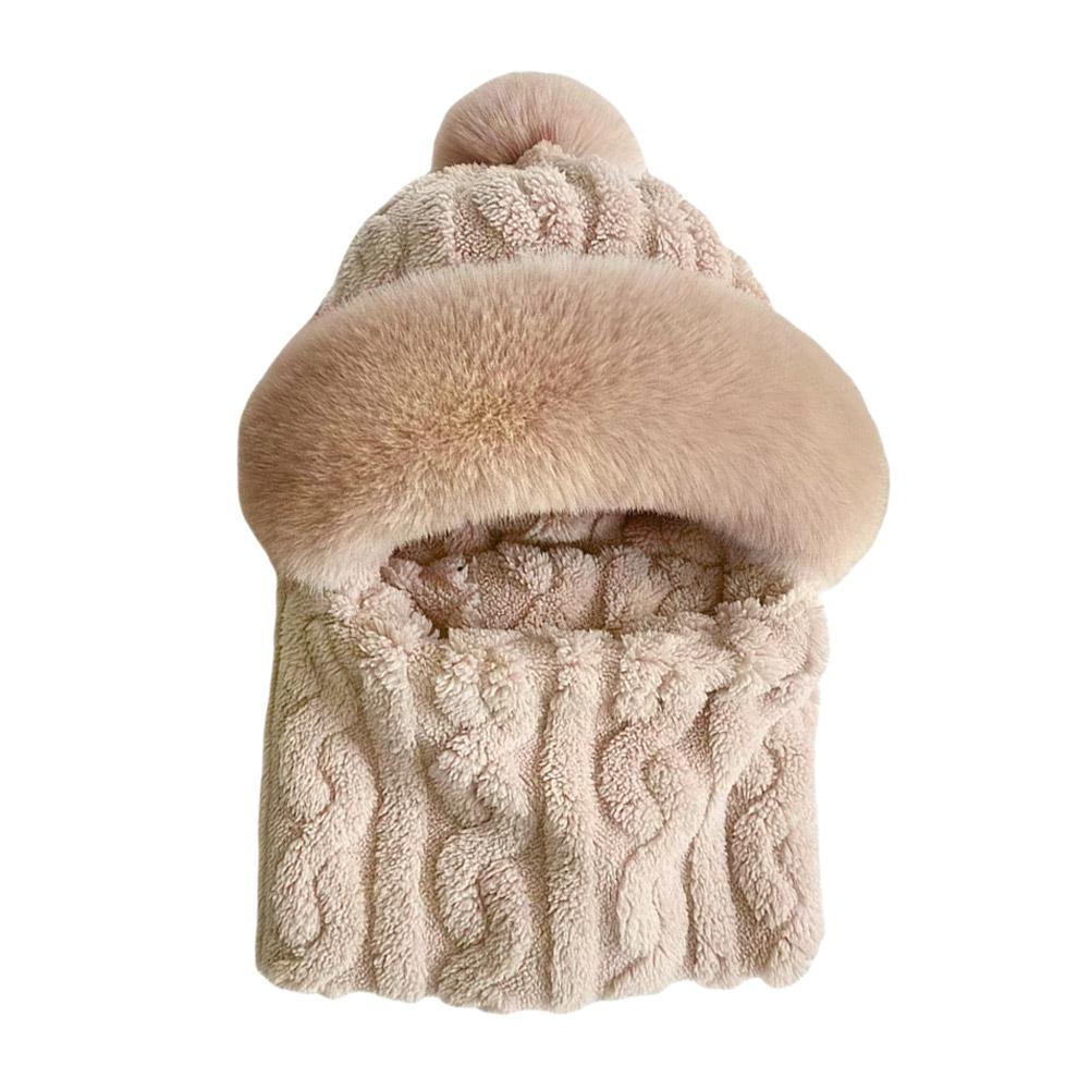 thumbnail image 5 of Ruifaya Gorro de punto térmico de una pieza para ciclismo, cálido, resistente al viento, de felpa y esponjoso, 5 of 7