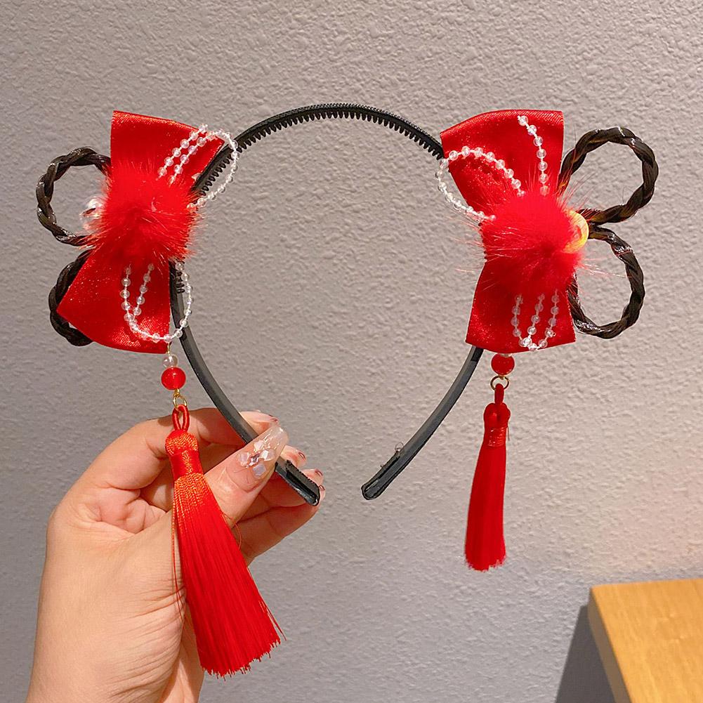 thumbnail image 5 of Ruifaya Accesorio para el cabello con pompón lindo y multifuncional de estilo tradicional chino, 5 of 7