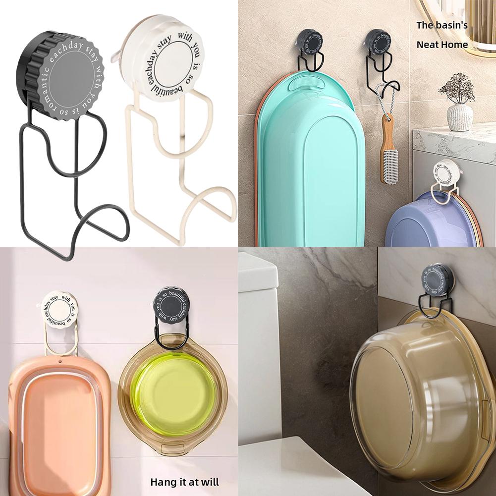 thumbnail image 3 of Wartleves Gancho para lavabo con ventosa giratoria, práctico para colgar toallas de lavabo, 3 of 7