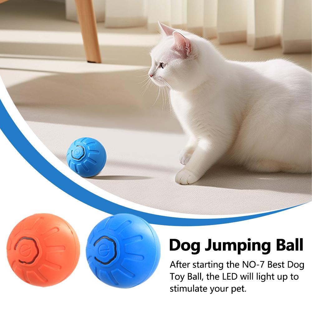 thumbnail image 3 of Ruifaya Pelota de juguete inteligente para perros Juguete electrónico interactivo para mascotas Pelota móvil USB Automático M ши, 3 of 7