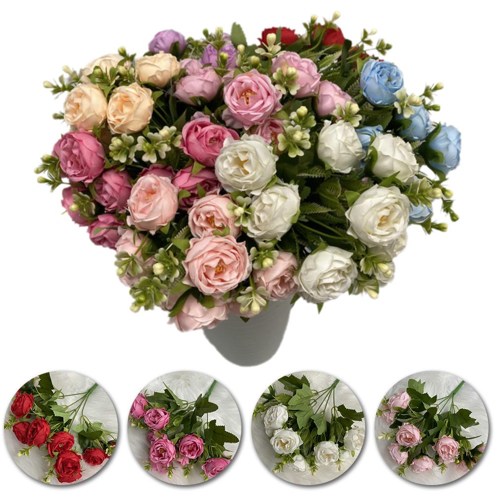 thumbnail image 2 of SGACAI Simulación de flores para decoración de sala de estar, flores artificiales, tienda para el hogar, lugar de venta ✨е, 2 of 7