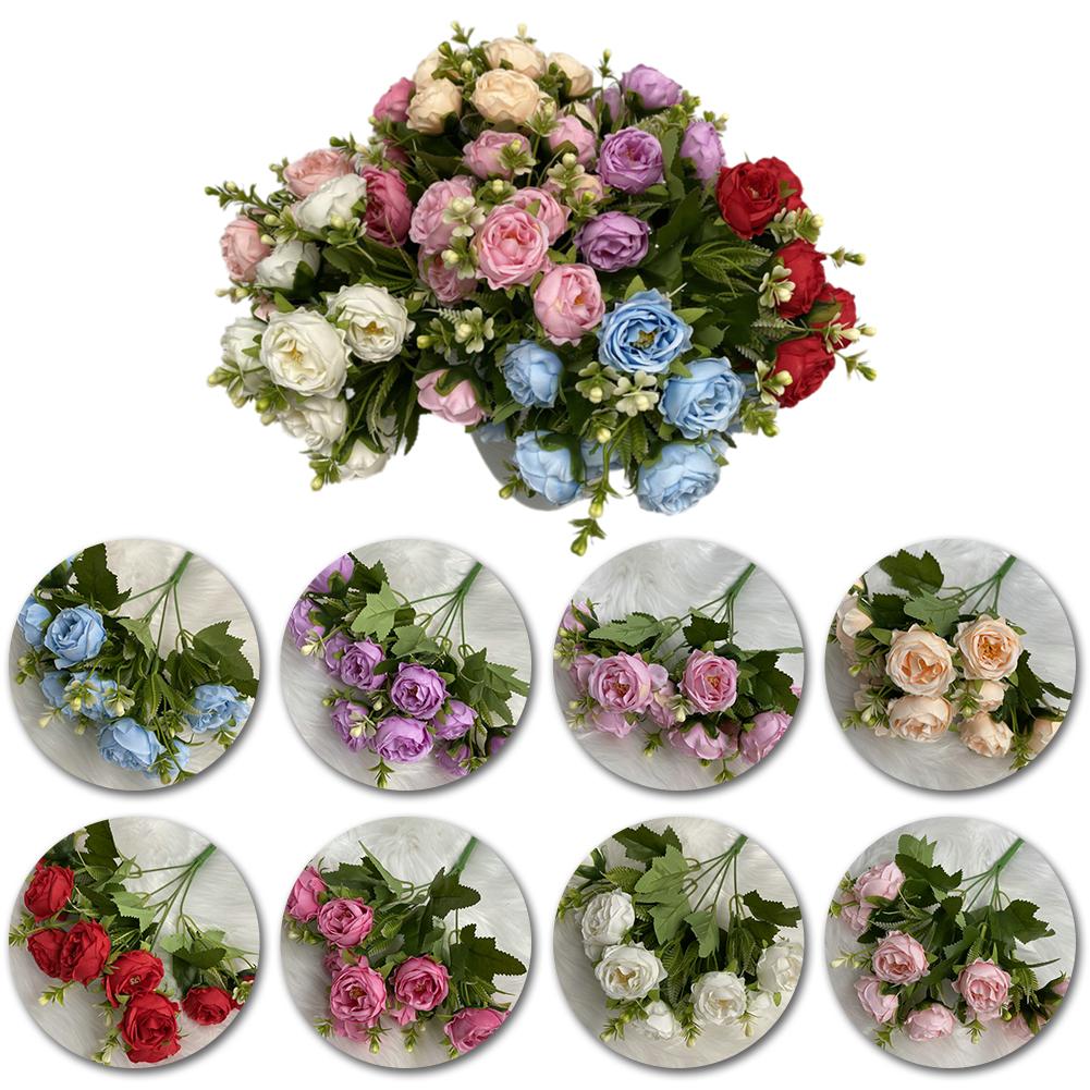 thumbnail image 3 of SGACAI Simulación de flores para decoración de sala de estar, flores artificiales, tienda para el hogar, lugar de venta ✨е, 3 of 7