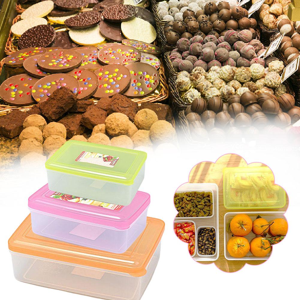 thumbnail image 3 of SGACAI Caja de almacenamiento de alimentos para el refrigerador, sellada para guardar bocadillos N6I8, 3 of 7