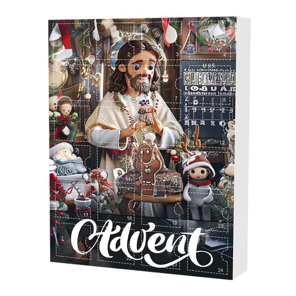 thumbnail image 4 of SGACAI Caja colgante de acrílico plana Colgante de Navidad y Pascua Decoración navideña ▲ψ, 4 of 7