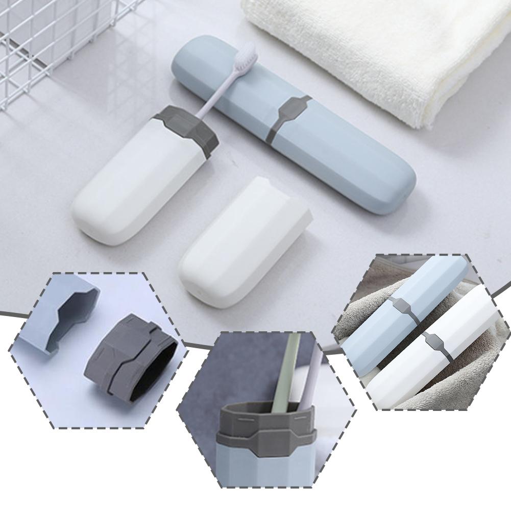 thumbnail image 3 of Ruifaya Estuche de viaje para cepillo de dientes, funda de plástico portátil, soporte para tubo de cepillo de dientes, nuevo, 3 of 7