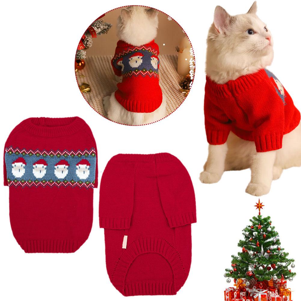 thumbnail image 3 of SGACAI Chaleco cálido para mascotas, perros y gatos, ropa navideña, suéter de invierno, abrigo para cachorros, ropa, 3 of 7