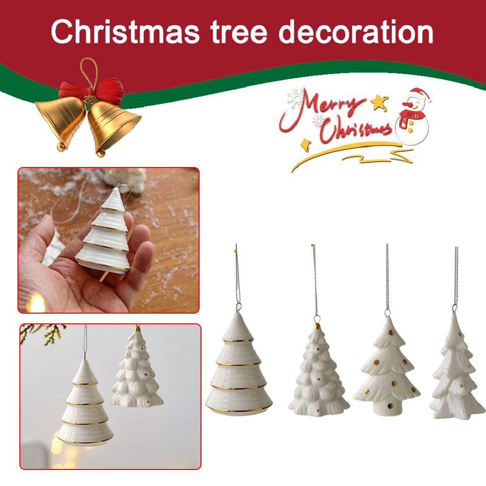 thumbnail image 3 of SGACAI Mini árbol de Navidad de cerámica Nordic Ins, colgante para árbol de Navidad, regalo de Navidad, 3 of 7