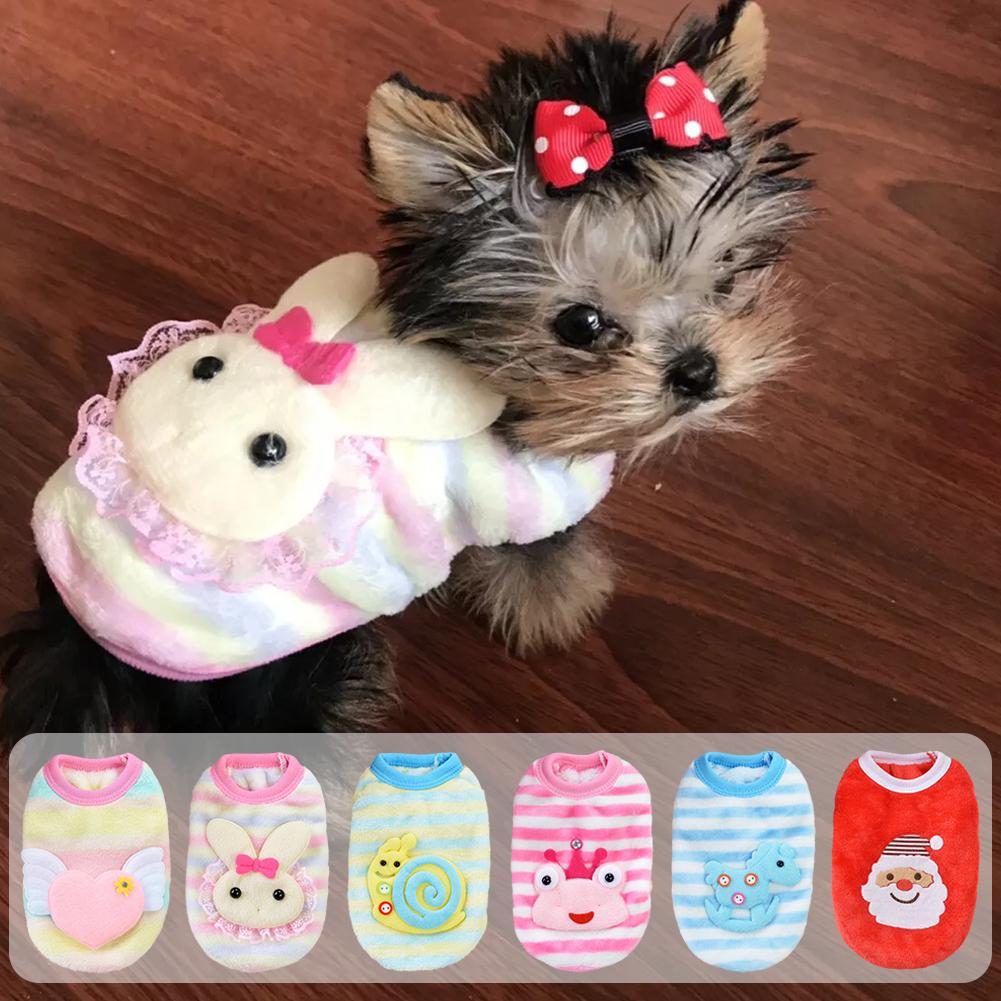 thumbnail image 2 of SGACAI Suéteres para perros pequeños QHUDLV, suéteres cálidos y suaves de vellón para perros extra pequeños, ropa para perros en forma de taza de té, suéter lindo, ropa para mascotas para gatitos,, 2 of 7