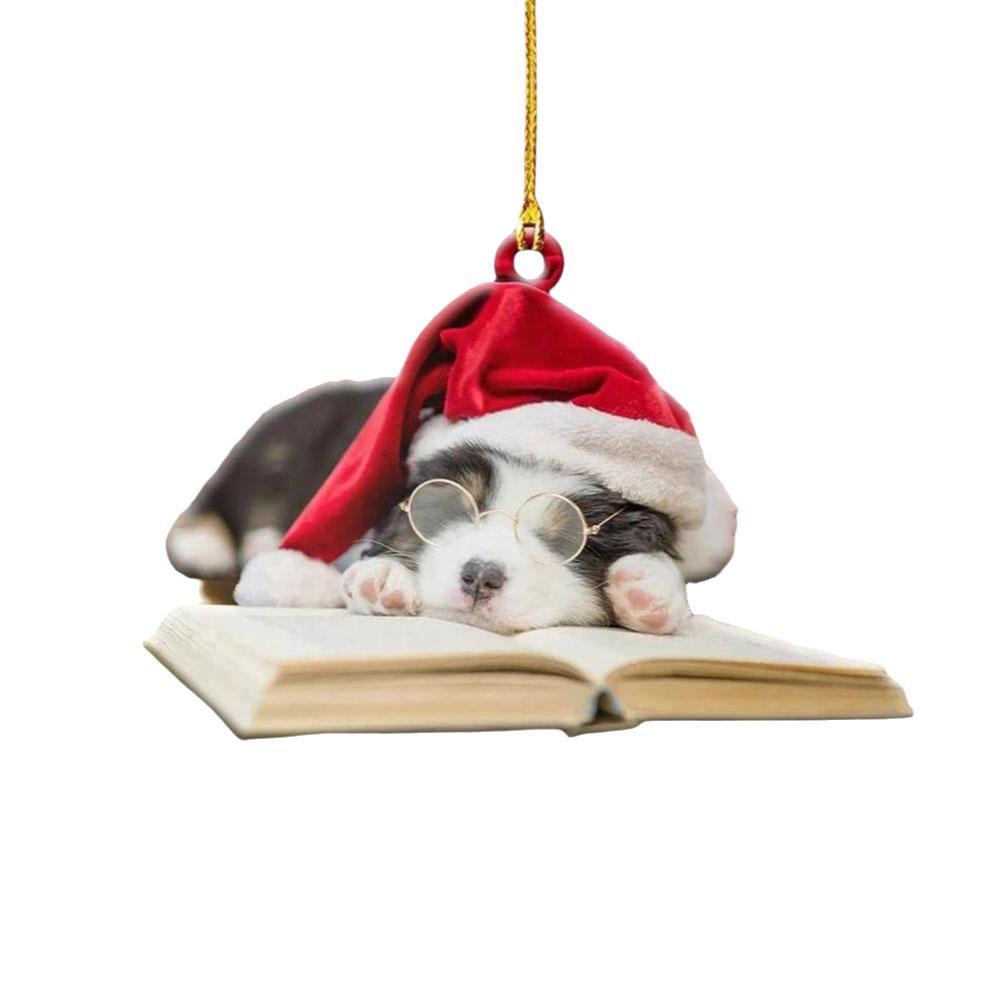 thumbnail image 4 of SGACAI Colgante de estantería con forma de árbol de Navidad, adorno navideño con forma de perro ☆λ, 4 of 7