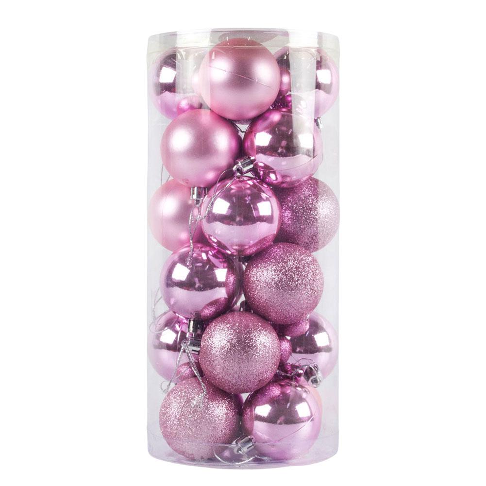 thumbnail image 4 of Ruifaya Juego de bolas decorativas navideñas en oferta, bolas brillantes mate, tamaño grande, temporada, 4 of 7