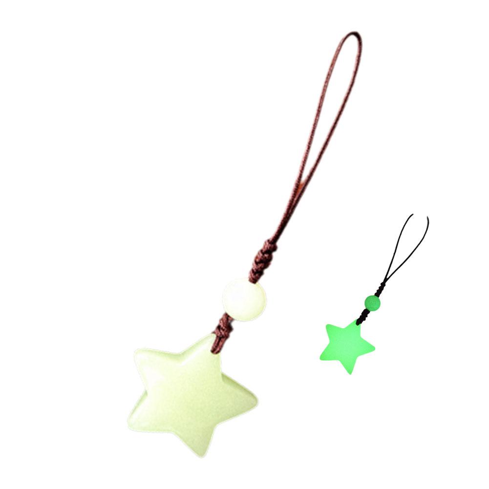 thumbnail image 4 of SGACAI Abalorio para teléfono con forma de estrella que brilla en la oscuridad Cadena para teléfono con forma de estrella Pequeña estrella Móvil Cleve, 4 of 7
