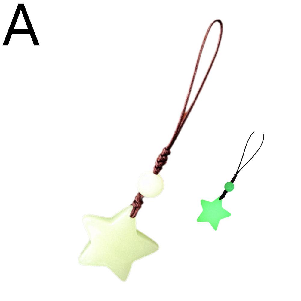 Star Phone Charm Glow-in-the-dark Star Phone Chain Small Star