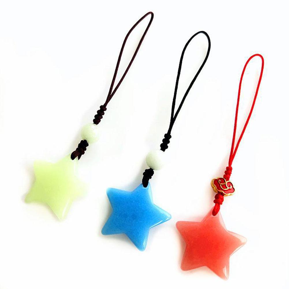 Star Phone Charm Glow-in-the-dark Star Phone Chain Small Star